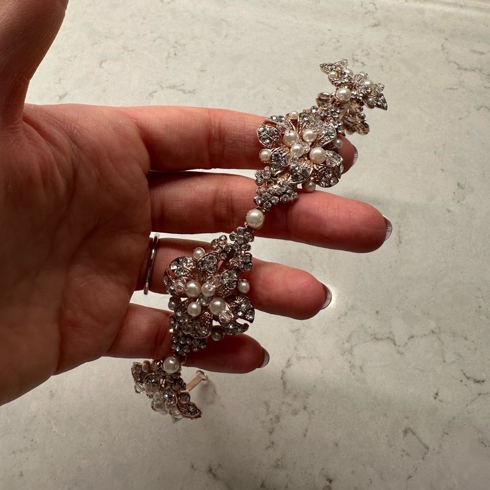 Crystal & Pearl Bridal Headband